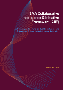 IEMA Collaborative Intelligence & Initiative Framework - CIIF